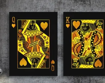 澳门赌博扑克艺术画